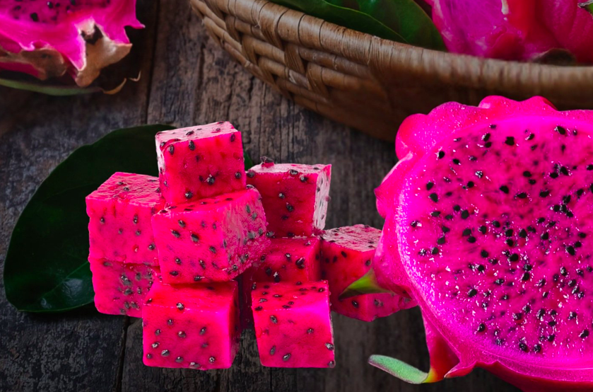 PREMIUM VIETNAM IQF RED DRAGON FRUIT (RED PITAYA)